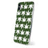 Marijuana Leaf White Pattern iPhone X Skin
