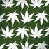 Marijuana Leaf White Pattern iPhone X Skin