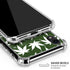 Marijuana Leaf White Pattern iPhone XR Clear Case