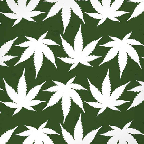 Marijuana Leaf White Pattern iPhone XR Pro Case