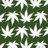 Marijuana Leaf White Pattern iPhone XR Skin