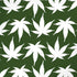 Marijuana Leaf White Pattern iPhone XS Max Skin