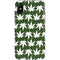 Marijuana Leaf White Pattern iPhone XS Pro Case