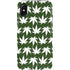 Marijuana Leaf White Pattern iPhone XS Pro Case