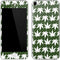 Marijuana Leaf White Pattern Apple iPod Skin