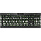Marijuana Leaf White Pattern K95 RGB PLATINUM Mechanical Gaming Keyboard Skin