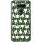 Marijuana Leaf White Pattern LG K51/Q51 Clear Case
