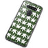 Marijuana Leaf White Pattern LG K51/Q51 Clear Case