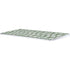 Marijuana Leaf White Pattern Magic Keyboard Skin
