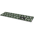 Marijuana Leaf White Pattern Magic Keyboard with Numeric Keypad Skin