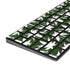 Marijuana Leaf White Pattern Magic Keyboard with Numeric Keypad Skin