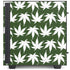 Marijuana Leaf White Pattern NZXT H510 Compact ATX Mid-Tower Case Skin