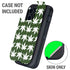 Marijuana Leaf White Pattern Otterbox Defender iPhone Skin