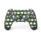 Marijuana Leaf White Pattern PS4 Controller Skin