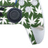 Marijuana Leaf White Pattern PS5 Slim Digital Edition Bundle Skin
