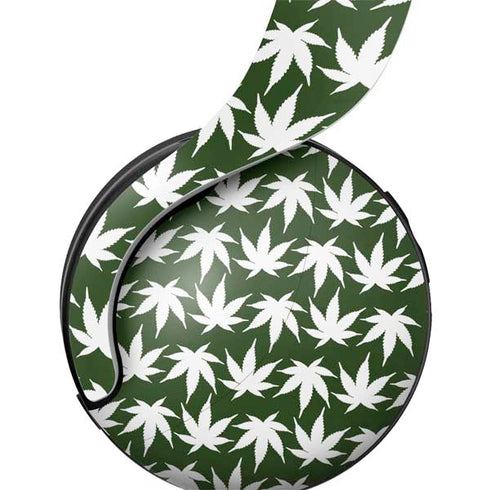 Marijuana Leaf White Pattern PULSE 3D Wireless Headset for PS5 Skin