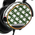 Marijuana Leaf White Pattern SteelSeries Arctis 3 Skin