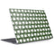 Marijuana Leaf White Pattern Surface Laptop 2 Skin