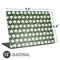 Marijuana Leaf White Pattern Universal Laptop 12in (9.8 x 6.8in) Skin