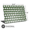 Marijuana Leaf White Pattern Universal Laptop 13in (10.6 x 7.6in) Skin