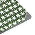 Marijuana Leaf White Pattern Universal Laptop 15in (12.2 x 8.8in) Skin