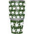 Marijuana Leaf White Pattern Yeti 30oz Rambler Tumbler Skin