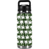 Marijuana Leaf White Pattern YETI Rambler 26oz Bottle Skin
