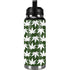 Marijuana Leaf White Pattern YETI Rambler 36oz Bottle Skin