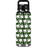 Marijuana Leaf White Pattern YETI Rambler 36oz Bottle Skin