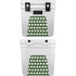 Marijuana Leaf White Pattern YETI Roadie 24 Hard Cooler Skin