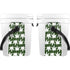 Marijuana Leaf White Pattern YETI Roadie 24 Hard Cooler Skin