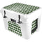 Marijuana Leaf White Pattern YETI Tundra 35 Hard Cooler Skin