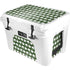 Marijuana Leaf White Pattern YETI Tundra 35 Hard Cooler Skin