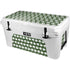 Marijuana Leaf White Pattern YETI Tundra 65 Hard Cooler Skin