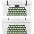 Marijuana Leaf White Pattern YETI Tundra 75 Hard Cooler Skin
