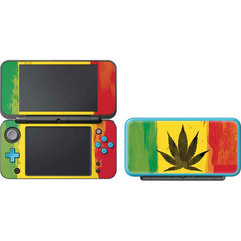 Marijuana Rasta Distressed Nintendo 2DS XL (2017) Skin