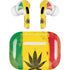 Marijuana Rasta Distressed Apple AirPods Pro Skin