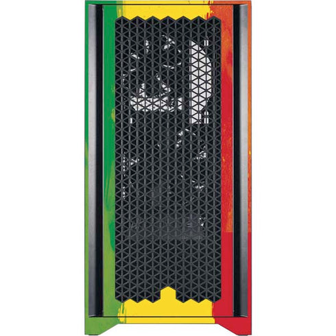 Marijuana Rasta Distressed Corsair 4000D Tempered Glass Mid-Tower ATX Case Skin