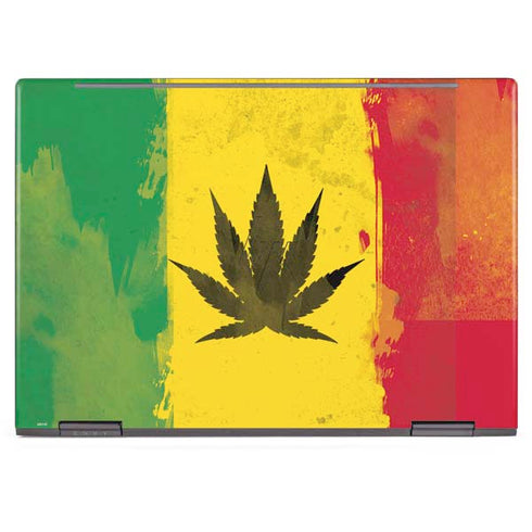 Marijuana Rasta Distressed HP Envy Skin