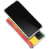 Marijuana Rasta Distressed Galaxy A12 Clear Case