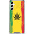 Marijuana Rasta Distressed Galaxy A14 5G Clear Case
