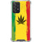 Marijuana Rasta Distressed Galaxy A52 5G Clear Case
