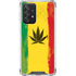 Marijuana Rasta Distressed Galaxy A52 5G Clear Case