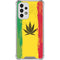 Marijuana Rasta Distressed Galaxy A53 5G Clear Case