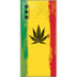Marijuana Rasta Distressed Galaxy Note 10 Skin