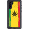 Marijuana Rasta Distressed Galaxy Note 10 Waterproof Case