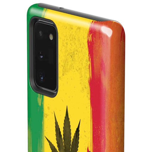 Marijuana Rasta Distressed Galaxy Note20 5G Pro Case