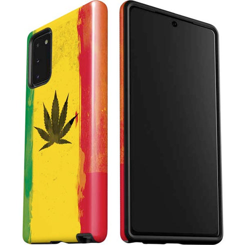 Marijuana Rasta Distressed Galaxy Note20 5G Pro Case