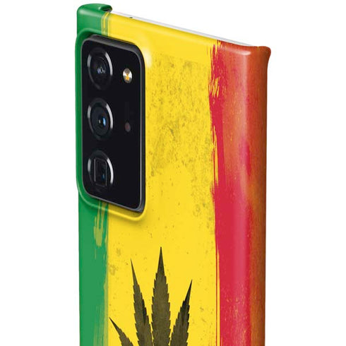 Marijuana Rasta Distressed Galaxy Note20 Ultra 5G Lite Case