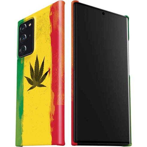 Marijuana Rasta Distressed Galaxy Note20 Ultra 5G Lite Case
